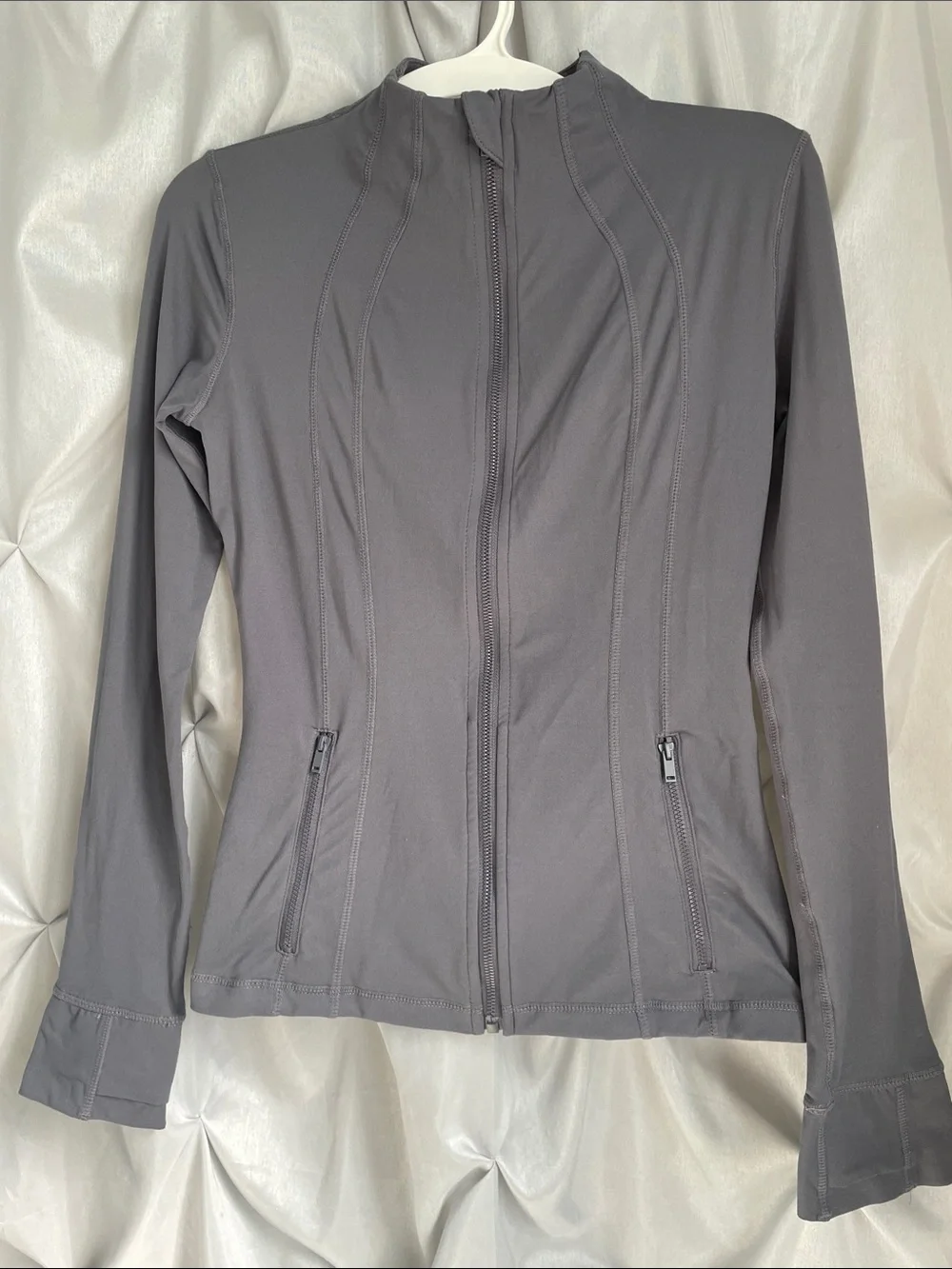 Women’s Charcoal Zip-Front active Jacket Size Small